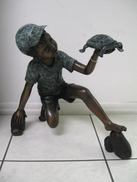 Boy Holding Turtle Boy Holding Turtle